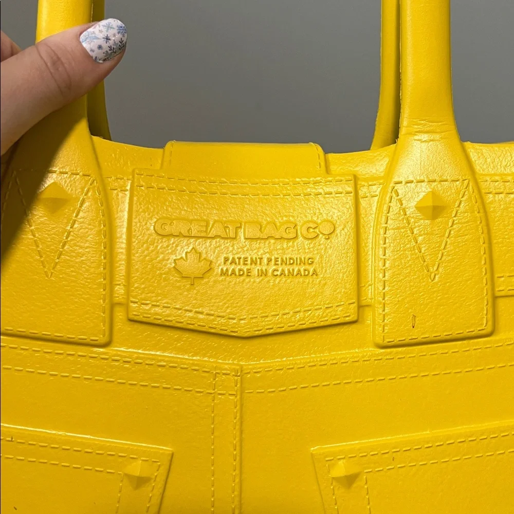 Great Bag Co. by Robert Verdi Tote Bag Yellow Jeans Made in Canada